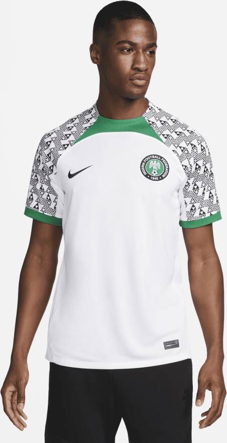 Nike Nigeria 2022 23 Stadium Uit Dri-FIT voetbalshirt voor heren Wit