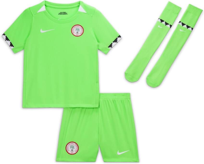 Nike Nigeria 2023 Thuis Dri-FIT driedelig tenue voor kleuters Groen