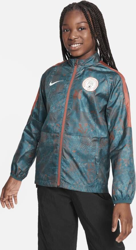 Nike Nigeria Repel Academy AWF Voetbaljack voor kids Groen