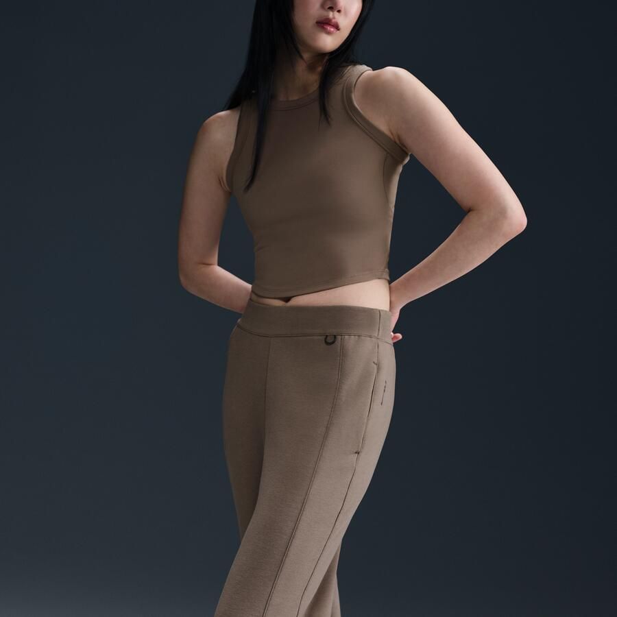 Nike 24.7 ImpossiblySoft Dri-FIT joggingbroek met halfhoge taille voor dames Bruin - Foto 4