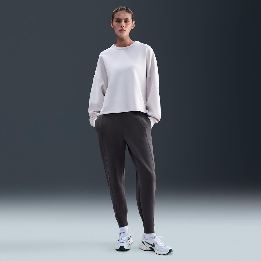 Nike 24.7 ImpossiblySoft Dri-FIT joggingbroek met halfhoge taille voor dames Grijs - Foto 4