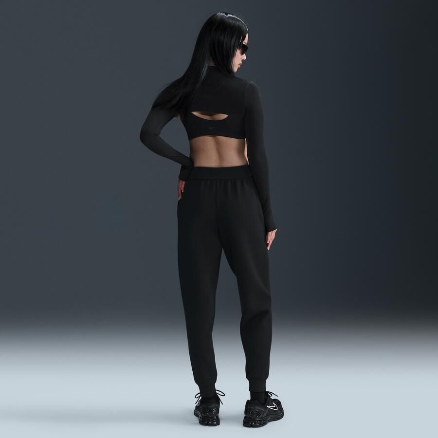 Nike 24.7 ImpossiblySoft Dri-FIT joggingbroek met halfhoge taille voor dames Zwart - Foto 4
