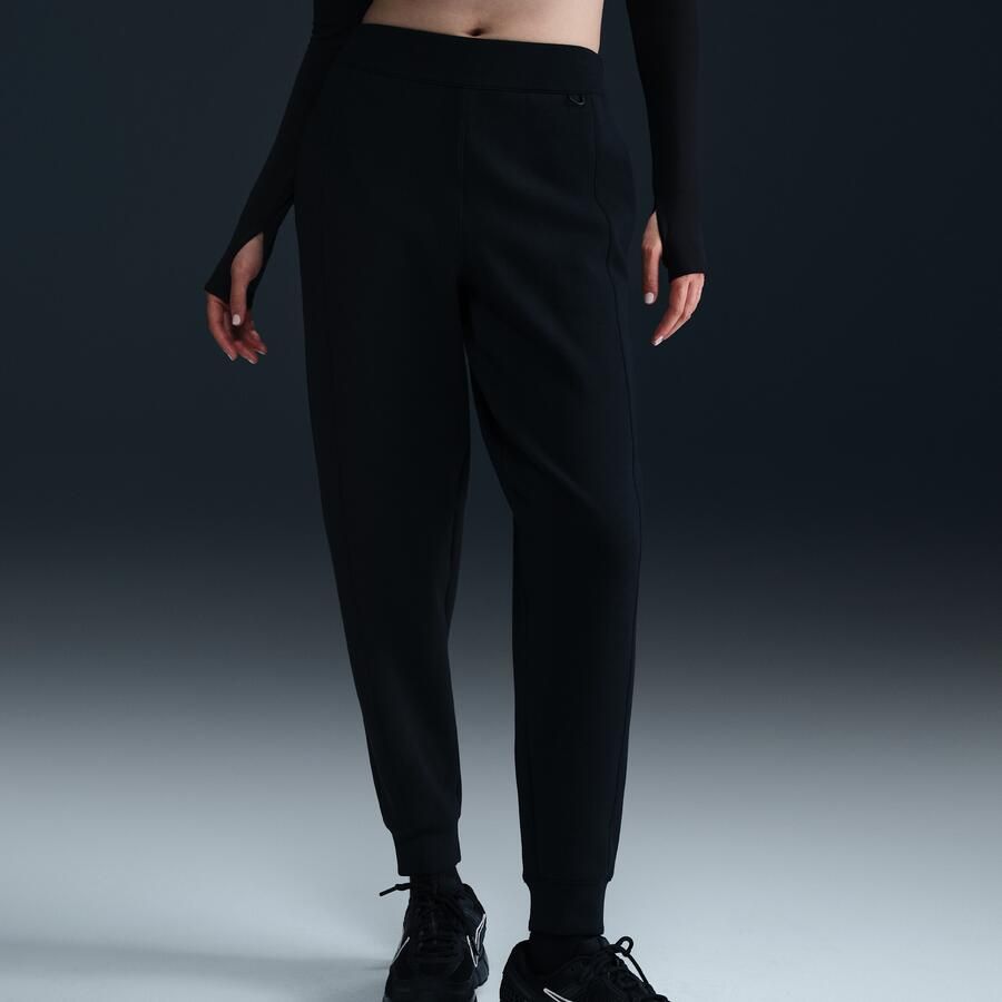 Nike 24.7 ImpossiblySoft Dri-FIT joggingbroek met halfhoge taille voor dames Zwart - Foto 4