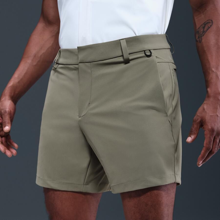 Nike 24.7 PerfectStretch Dri-FIT herenshorts (15 cm) Groen