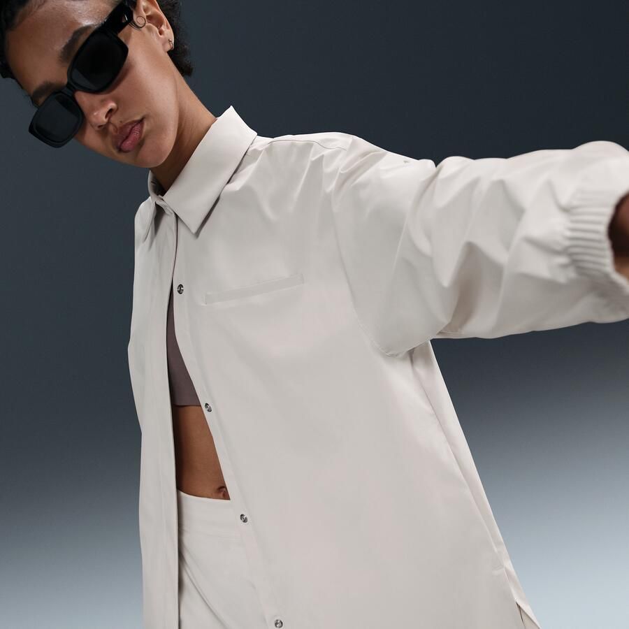 Nike 24.7 PerfectStretch Dri-FIT oversized damestop met lange mouwen Bruin - Foto 2