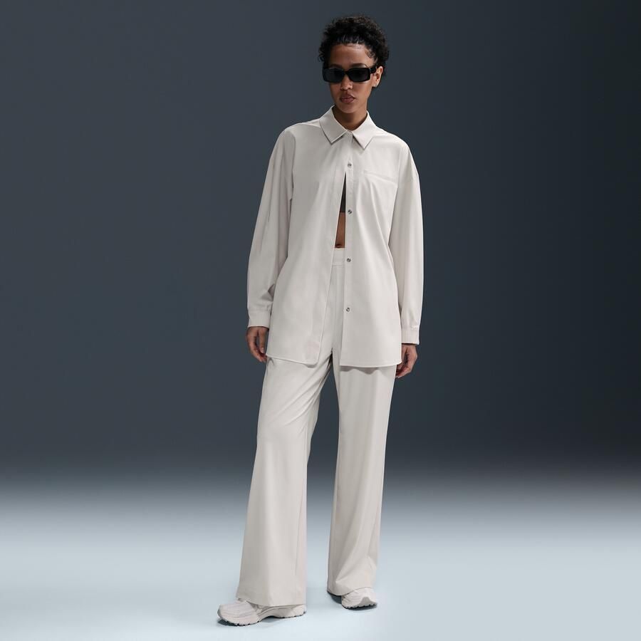 Nike 24.7 PerfectStretch Dri-FIT oversized damestop met lange mouwen Bruin - Foto 3