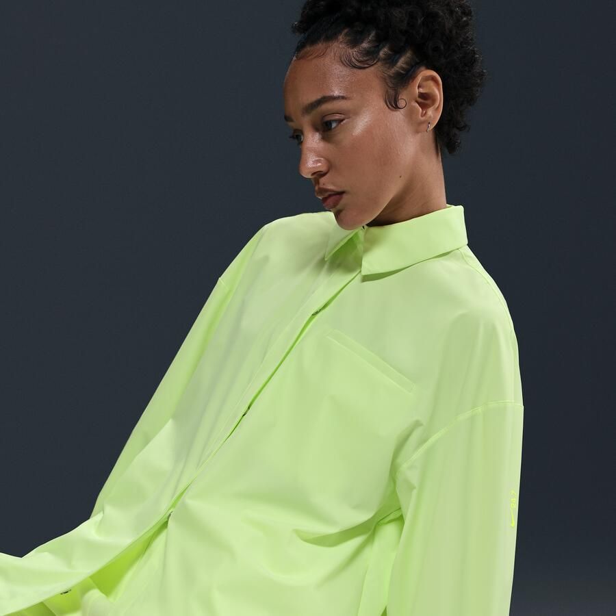 Nike 24.7 PerfectStretch Dri-FIT oversized damestop met lange mouwen Geel - Foto 2