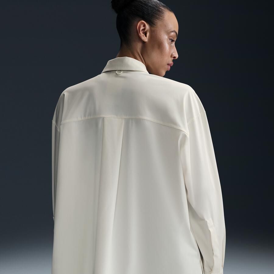 Nike 24.7 PerfectStretch Dri-FIT oversized damestop met lange mouwen Wit - Foto 4