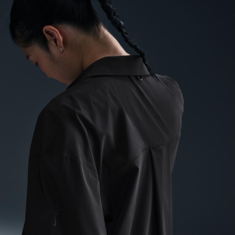 Nike 24.7 PerfectStretch Dri-FIT oversized damestop met lange mouwen Zwart - Foto 4