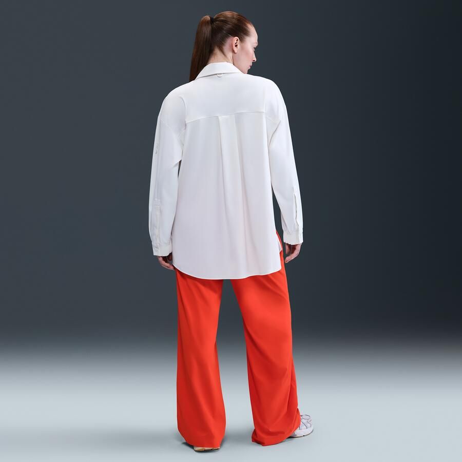 Nike 24.7 PerfectStretch Dri-FIT ruime damesbroek met hoge taille en wijde pijpen Rood - Foto 3