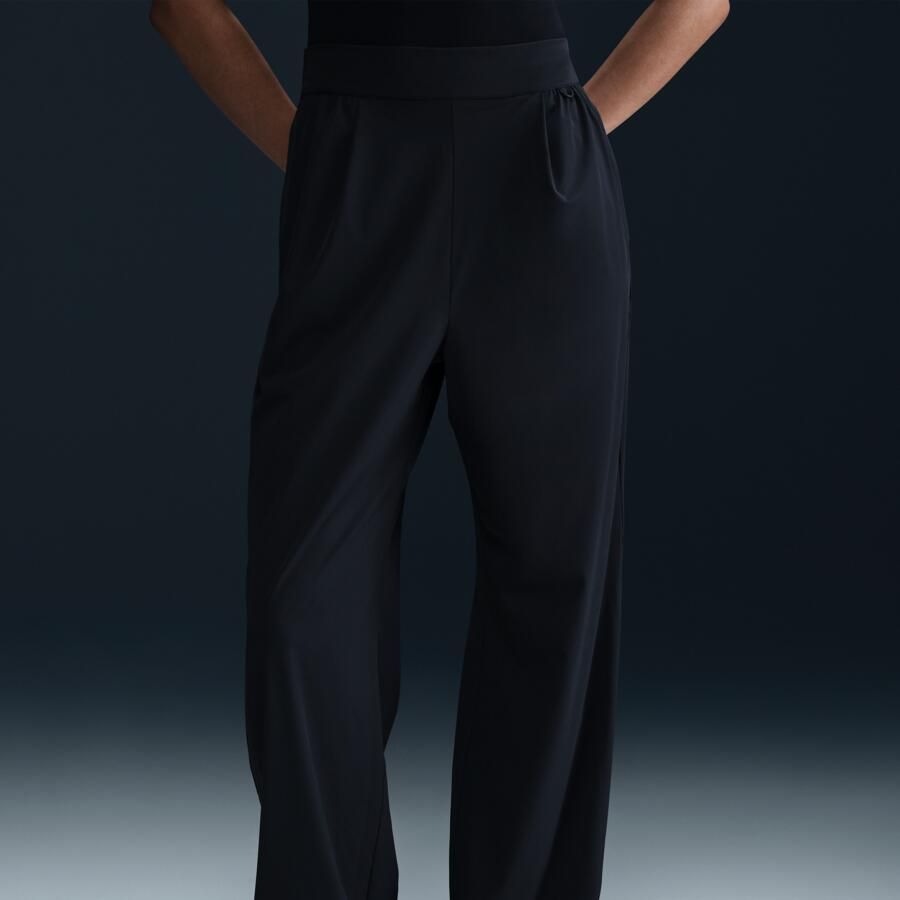 Nike 24.7 PerfectStretch Dri-FIT ruime damesbroek met hoge taille en wijde pijpen Zwart - Foto 3