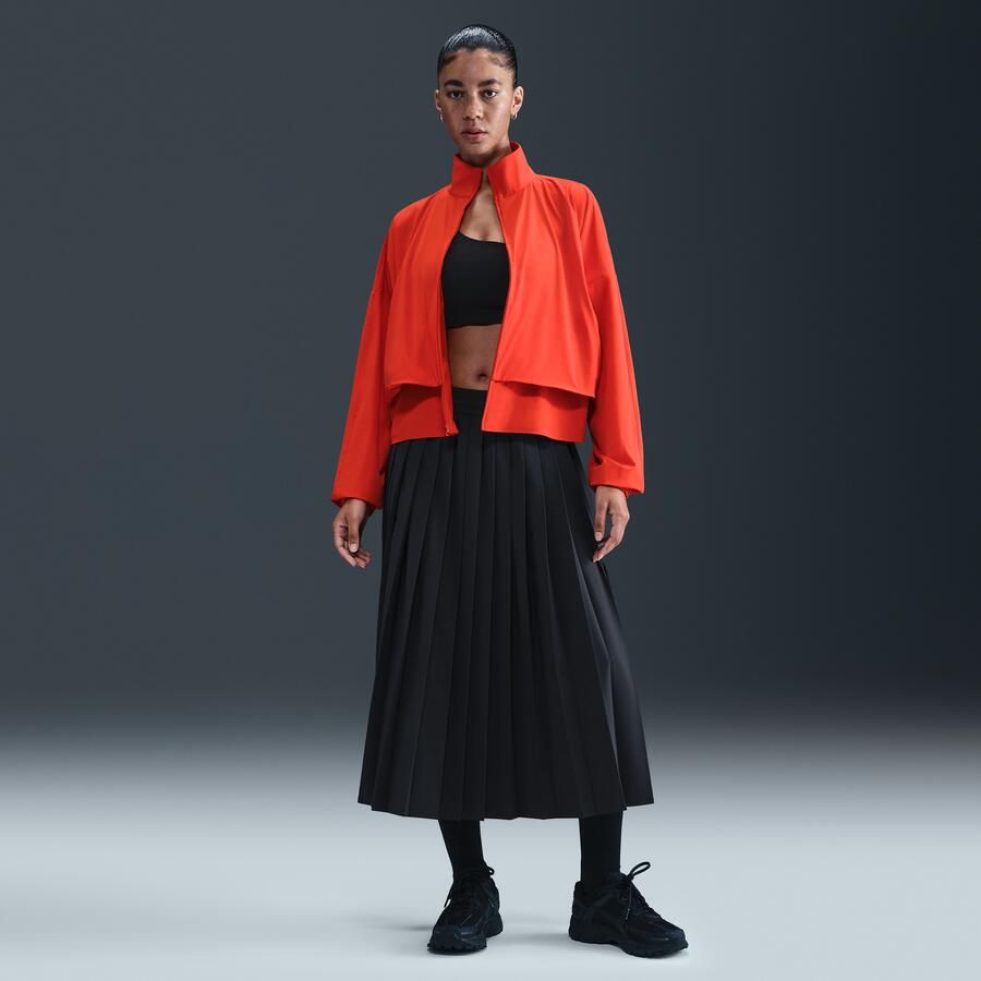 Nike 24.7 PerfectStretch oversized damesjack met Dri-FIT en rits over de hele lengte Rood - Foto 3