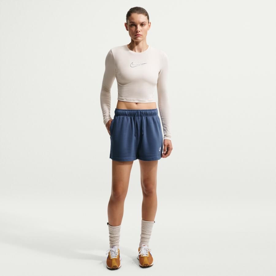 Nike aansluitend T-shirt met lange mouwen voor dames Bruin