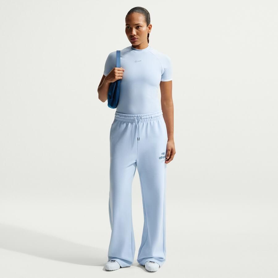 Nike aansluitende top met korte mouwen voor dames Blauw - Foto 2