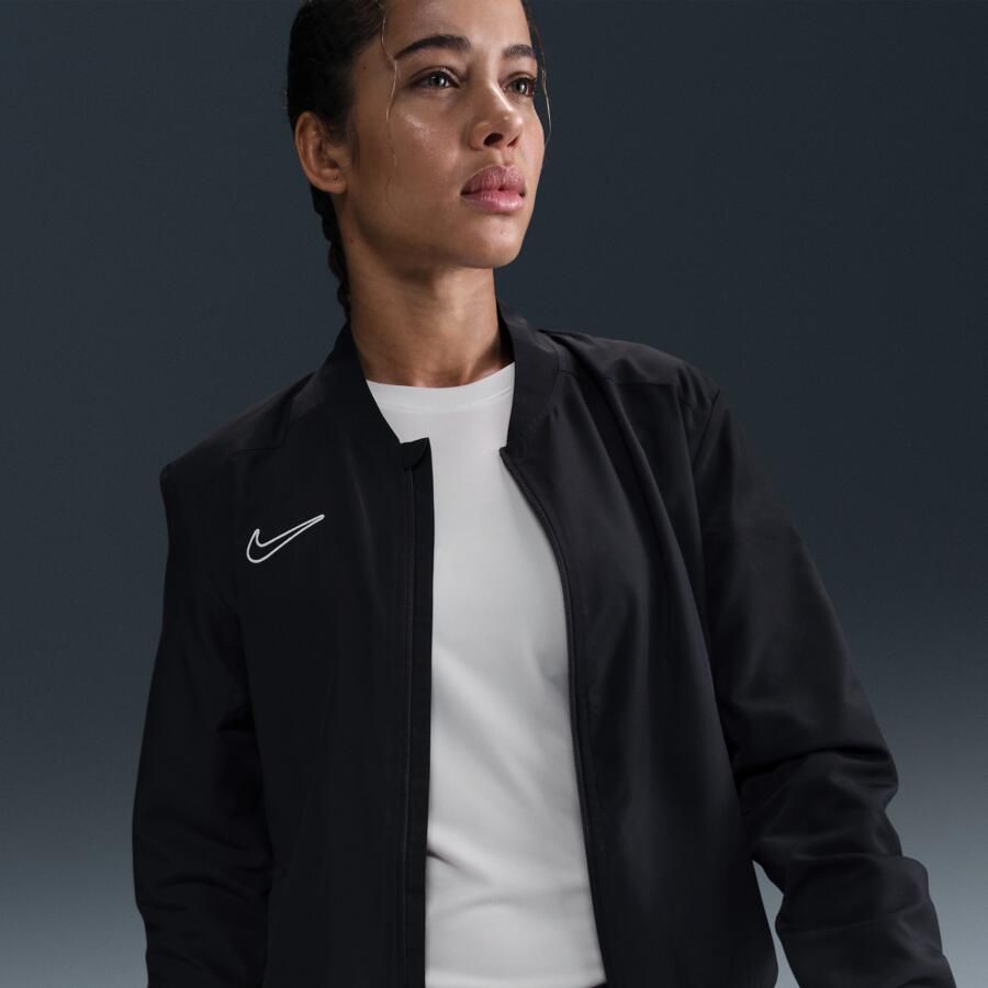 Nike Academy Dri-FIT geweven voetbaltrainingspak voor dames Zwart - Foto 4