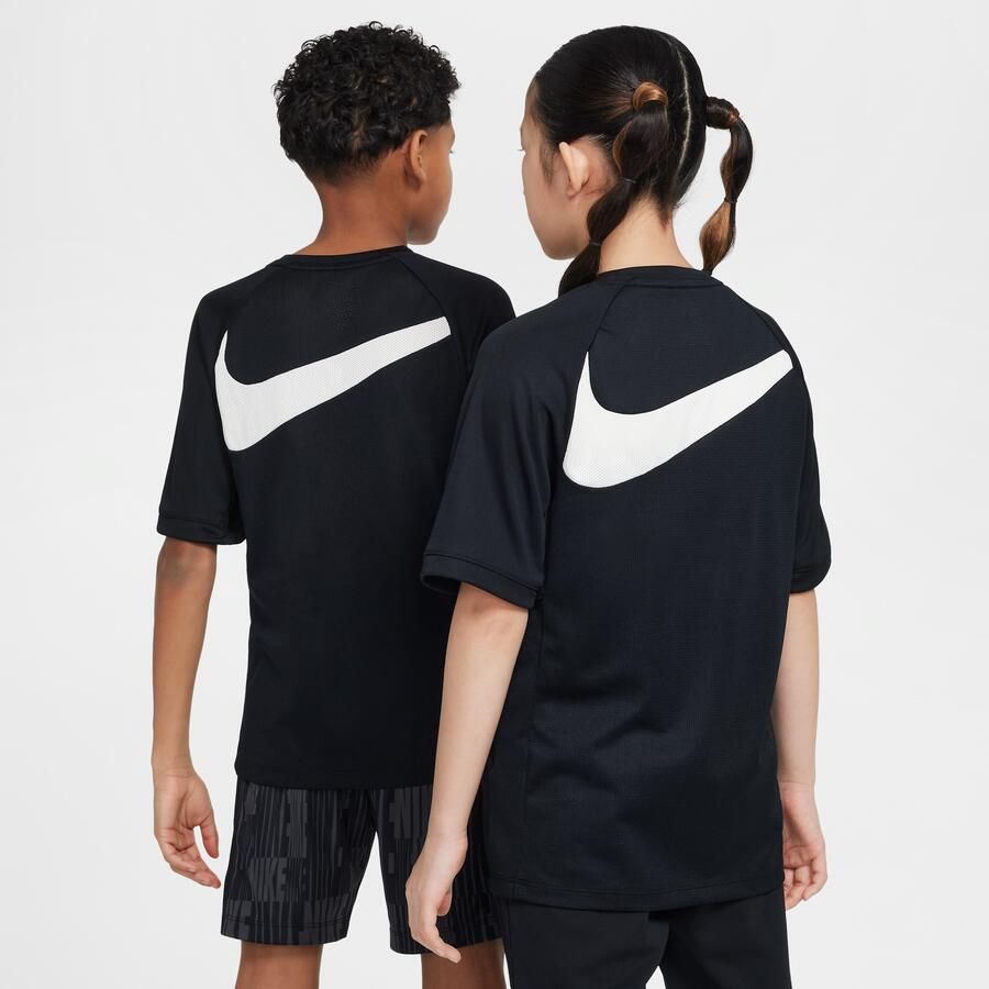 Nike Academy Dri-FIT voetbaltop met korte mouwen voor kids Zwart