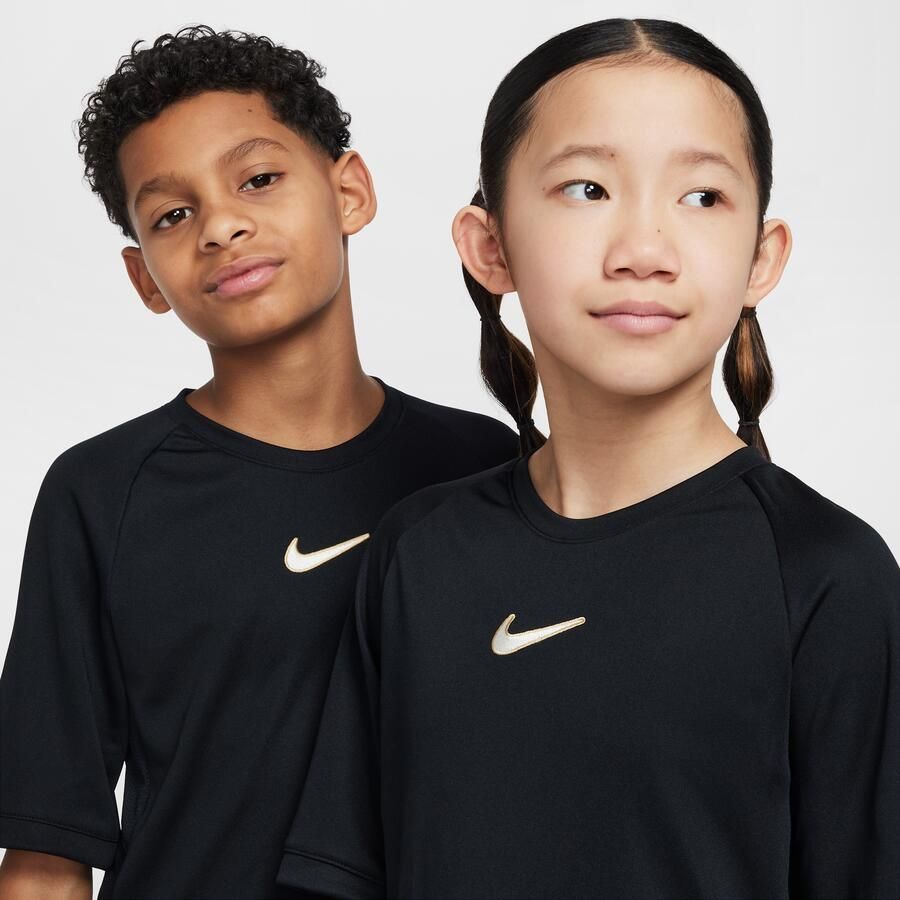 Nike Academy Dri-FIT voetbaltop met korte mouwen voor kids Zwart - Foto 2