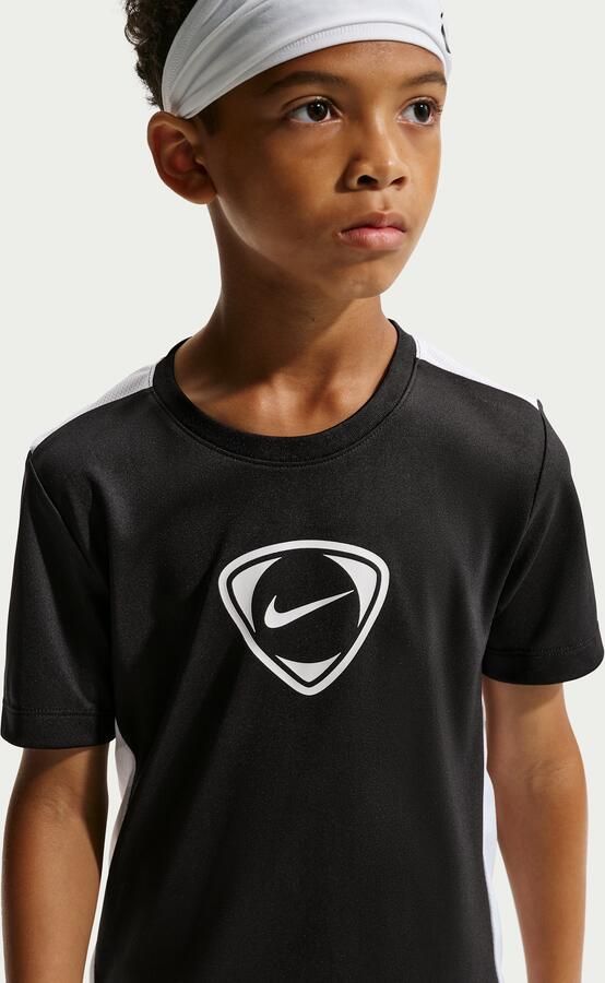 Nike Academy+ Dri-FIT voetbaltop met korte mouwen voor kids Zwart - Foto 4