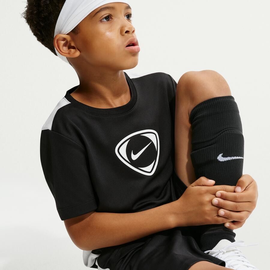 Nike Academy+ Dri-FIT voetbaltop met korte mouwen voor kids Zwart