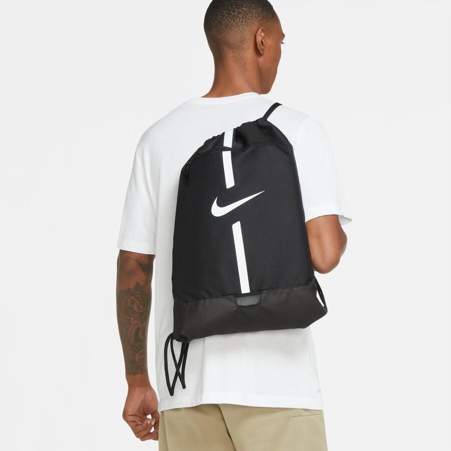 Nike Academy Gymtas voor voetbal (18 liter) Zwart - Foto 3