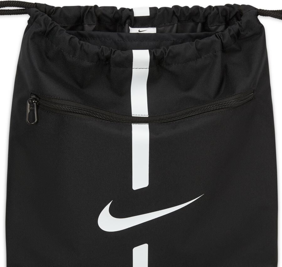 Nike Academy Gymtas voor voetbal (18 liter) Zwart