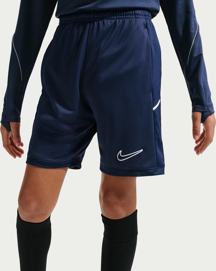 Nike Academy knit voetbalshorts met Dri-FIT voor kids Blauw - Foto 2