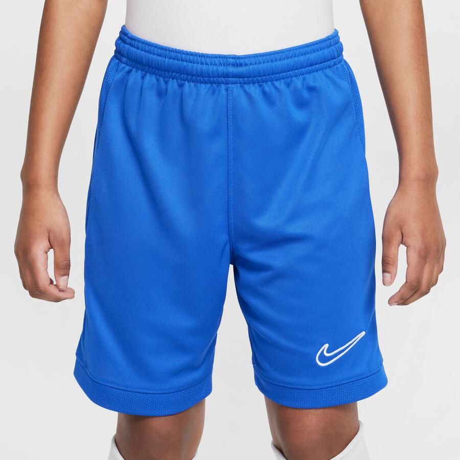Nike Academy voetbalshorts met Dri-FIT voor kids (18 cm) Blauw