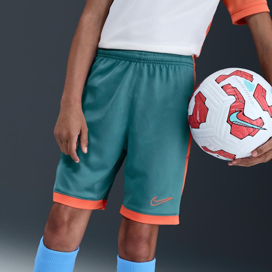 Nike Academy voetbalshorts met Dri-FIT voor kids (18 cm) Blauw