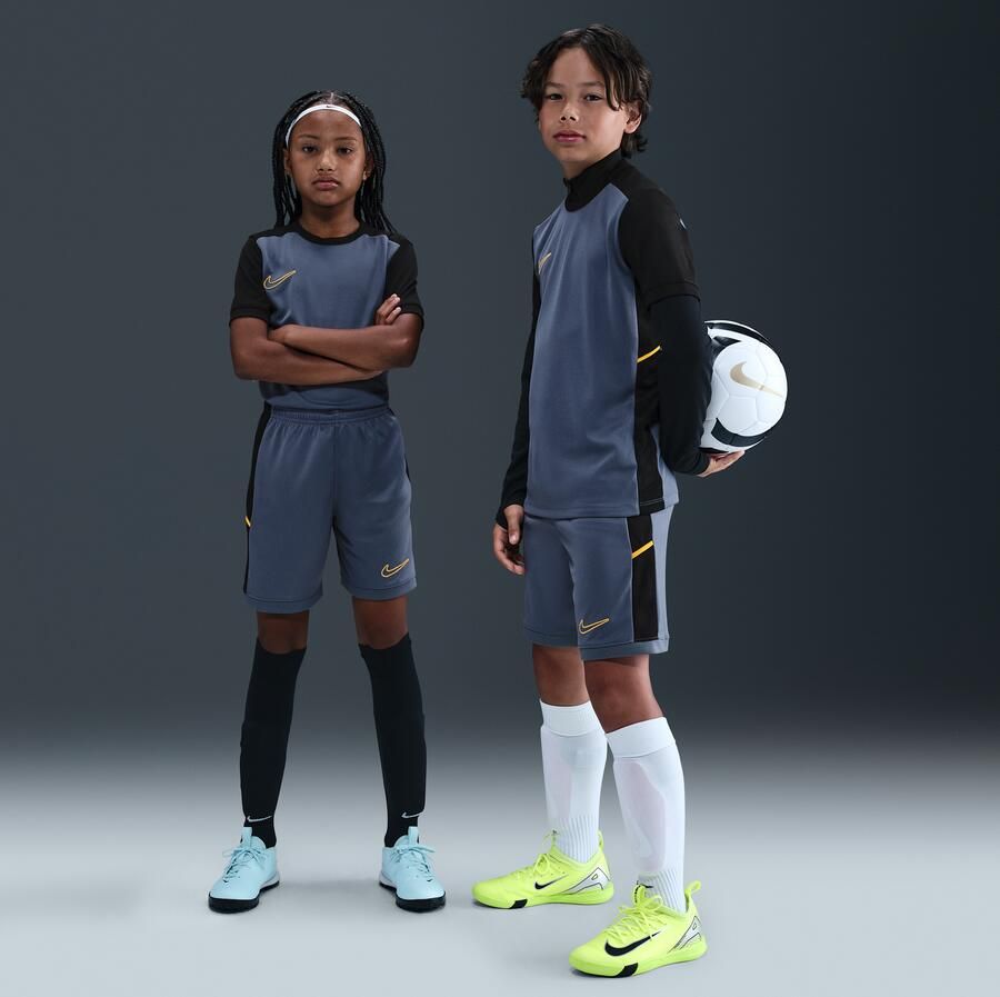 Nike Academy voetbalshorts met Dri-FIT voor kids (18 cm) Blauw - Foto 4