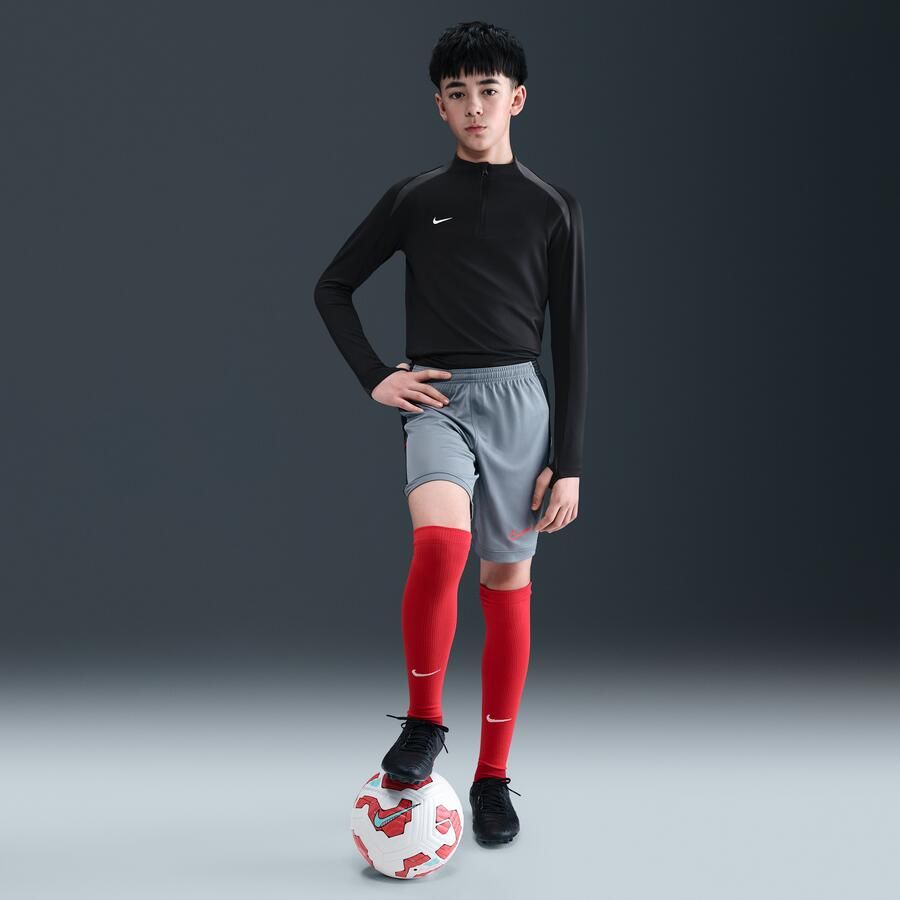 Nike Academy voetbalshorts met Dri-FIT voor kids (18 cm) Grijs - Foto 3