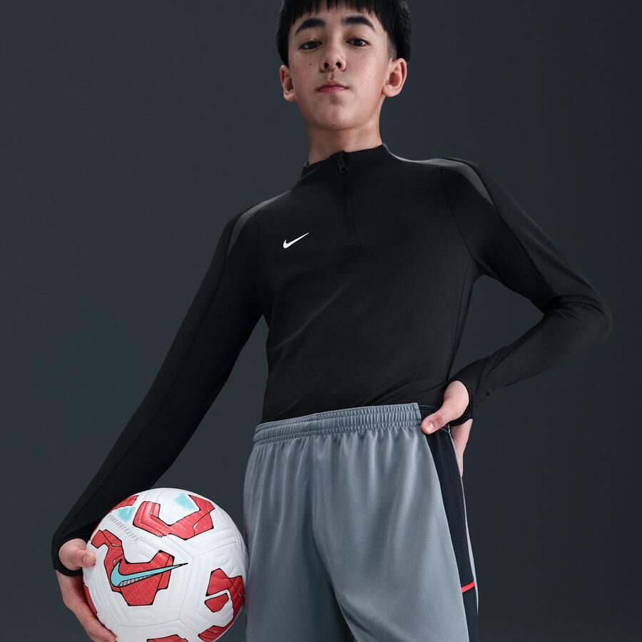 Nike Academy voetbalshorts met Dri-FIT voor kids (18 cm) Grijs