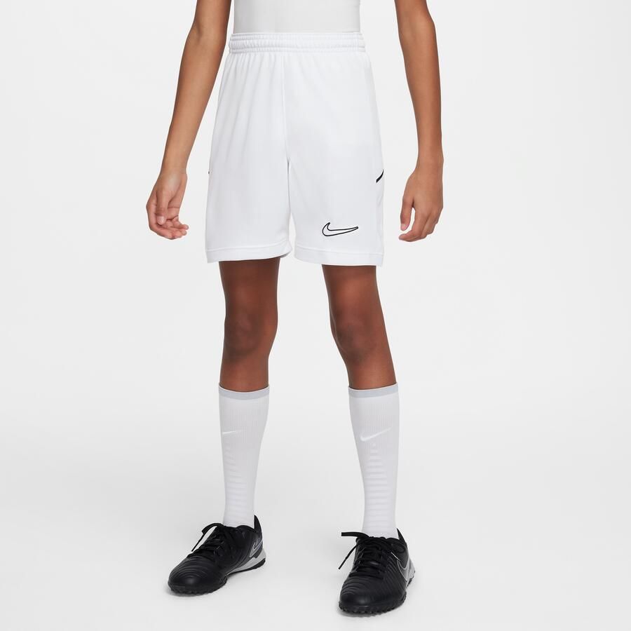Nike Academy voetbalshorts met Dri-FIT voor kids (18 cm) Wit - Foto 2