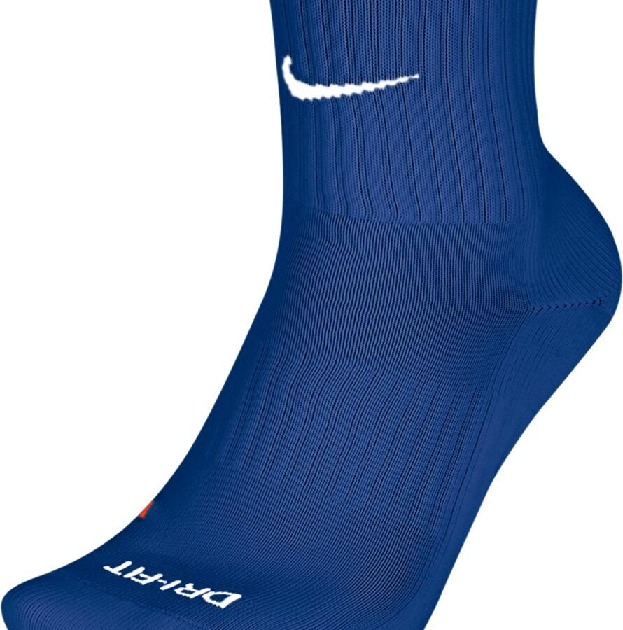 Nike Elektrisch Blauwe Academy Sokken Sx4120 Blauw Unisex