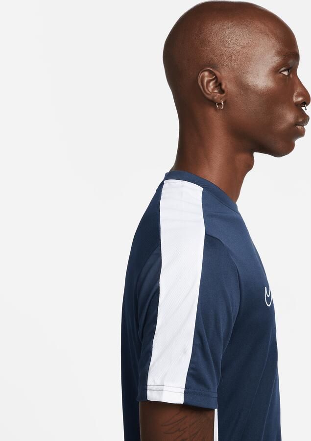 Nike Academy voetbaltop met Dri-FIT en korte mouwen voor heren Blauw - Foto 3