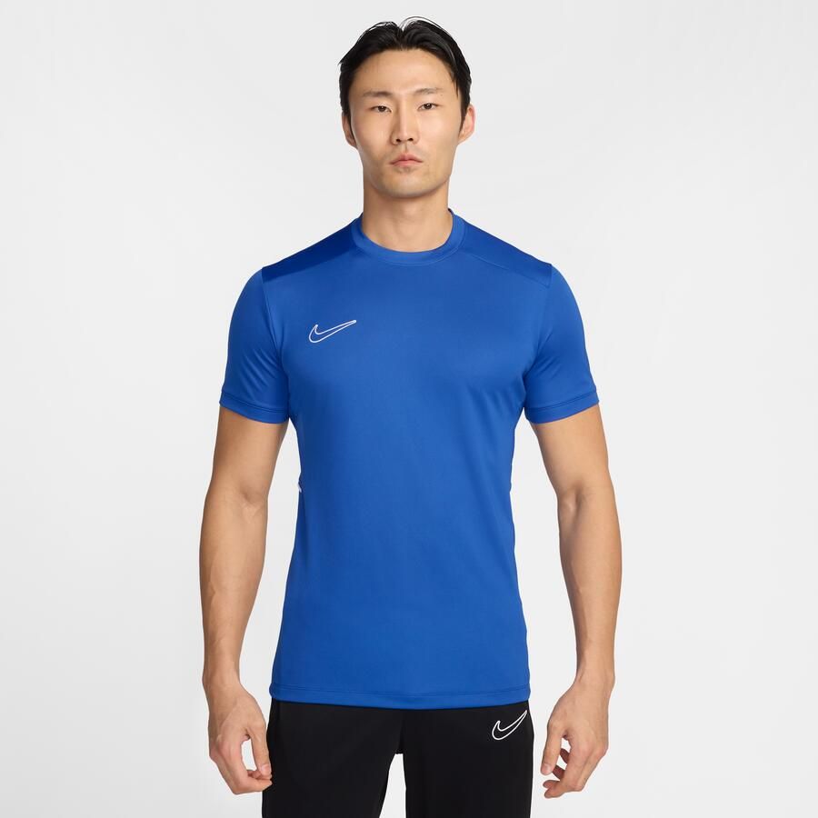 Nike Academy voetbaltop met Dri-FIT en korte mouwen voor heren Blauw - Foto 4