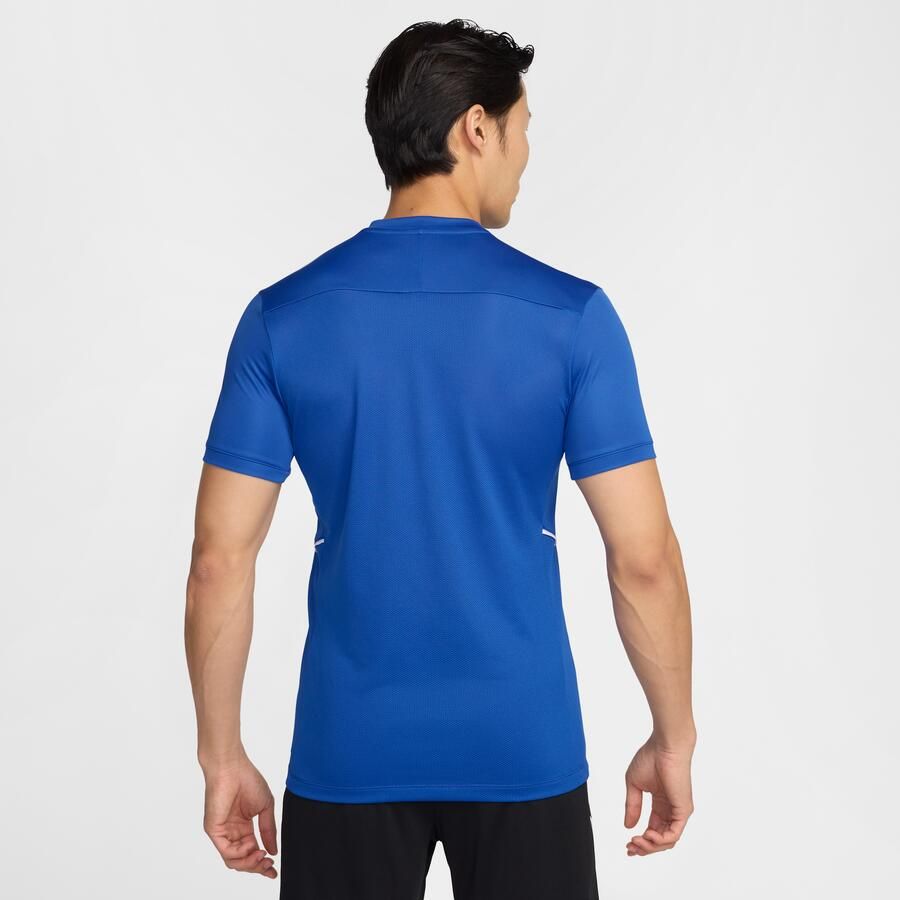 Nike Academy voetbaltop met Dri-FIT en korte mouwen voor heren Blauw