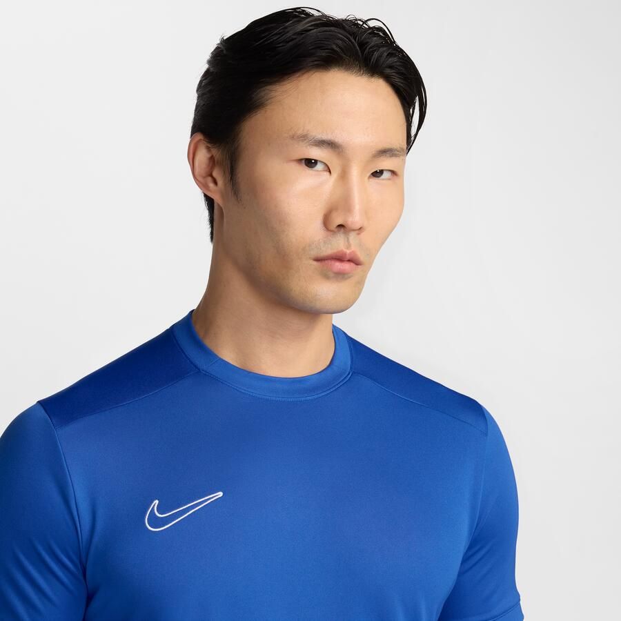 Nike Academy voetbaltop met Dri-FIT en korte mouwen voor heren Blauw - Foto 2