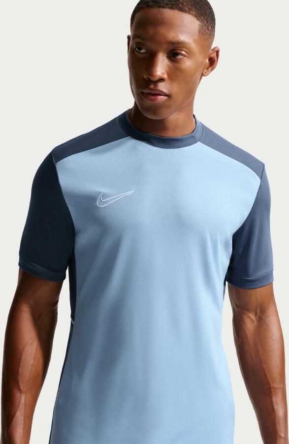Nike Academy voetbaltop met Dri-FIT en korte mouwen voor heren Blauw - Foto 4
