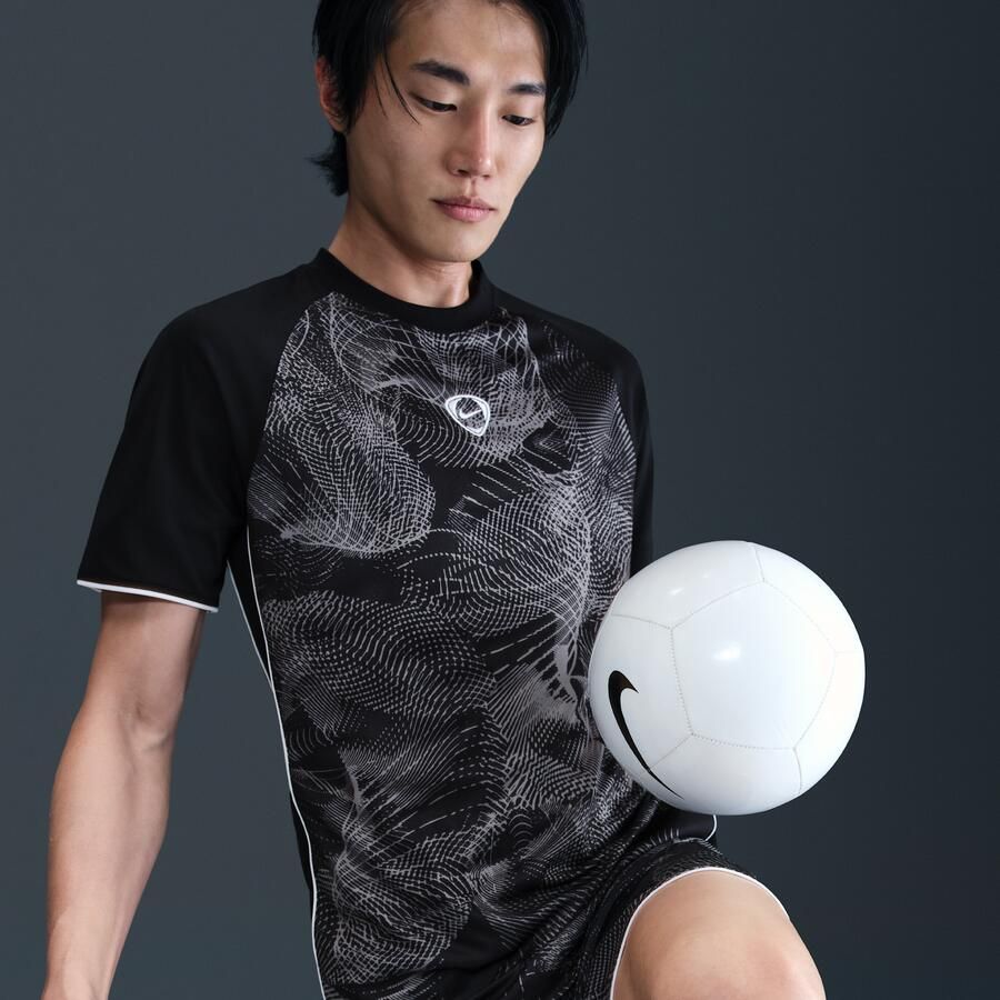 Nike Academy+ voetbaltop met Dri-FIT en korte mouwen voor heren Grijs - Foto 2