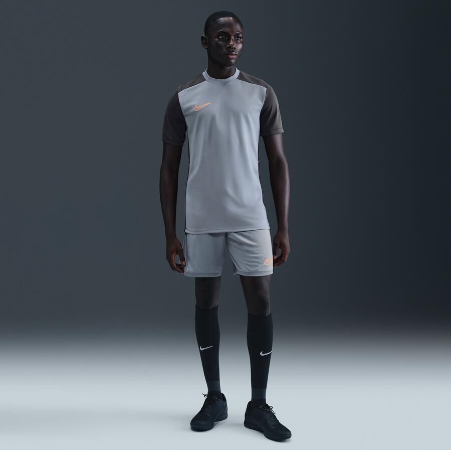 Nike Academy voetbaltop met Dri-FIT en korte mouwen voor heren Grijs - Foto 3