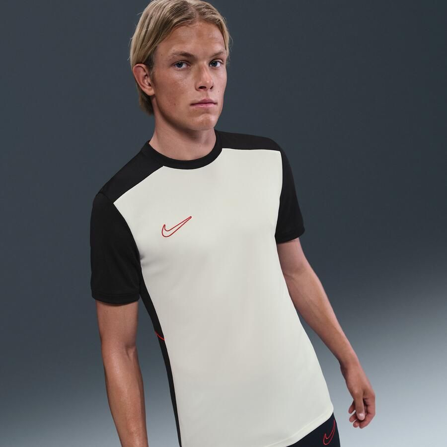 Nike Academy voetbaltop met Dri-FIT en korte mouwen voor heren Wit - Foto 4