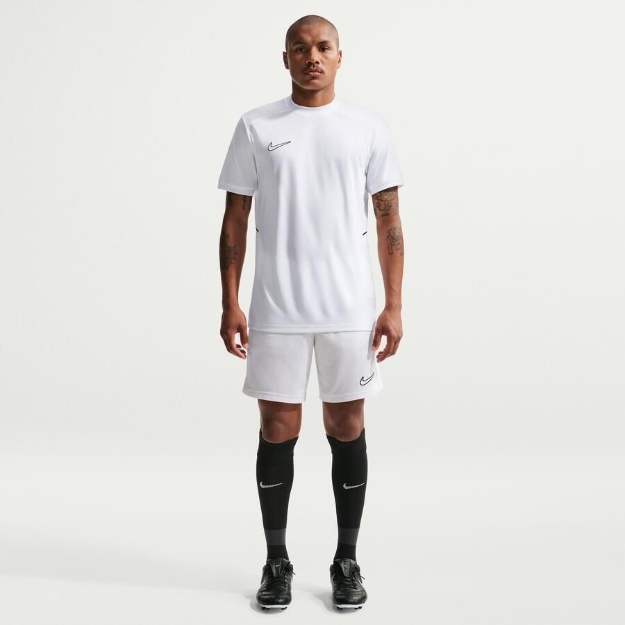 Nike Academy voetbaltop met Dri-FIT en korte mouwen voor heren Wit - Foto 3