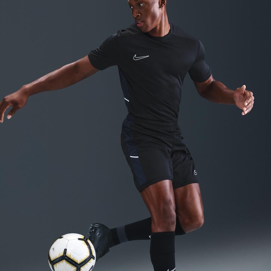 Nike Academy voetbaltop met Dri-FIT en korte mouwen voor heren Zwart - Foto 2