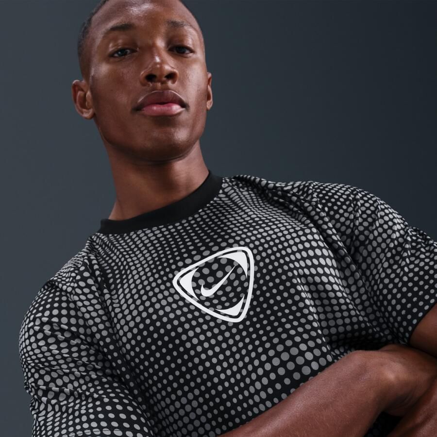 Nike Academy+ voetbaltop met Dri-FIT en korte mouwen voor heren Zwart - Foto 2