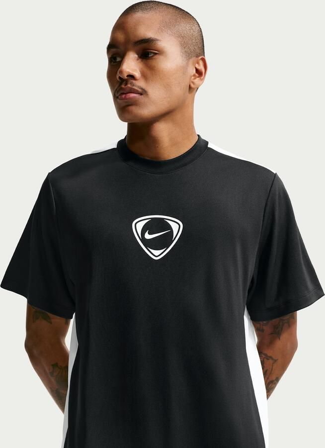 Nike Academy+ voetbaltop met Dri-FIT en korte mouwen voor heren Zwart - Foto 4