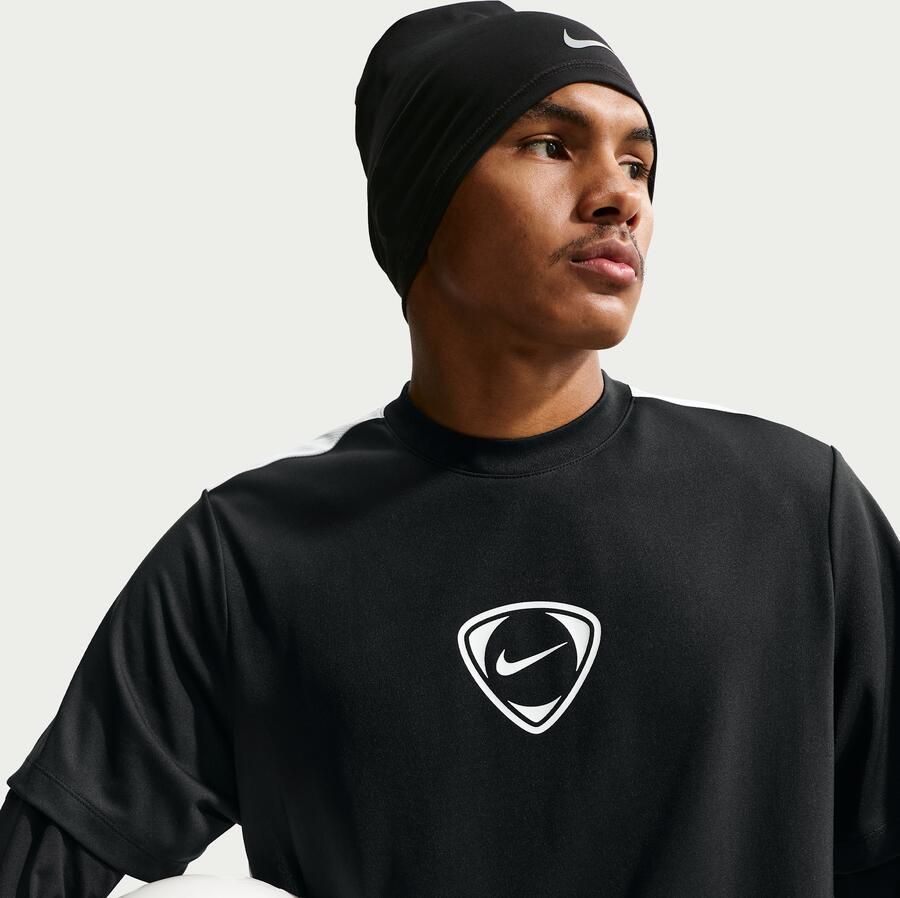 Nike Academy+ voetbaltop met Dri-FIT en korte mouwen voor heren Zwart - Foto 3