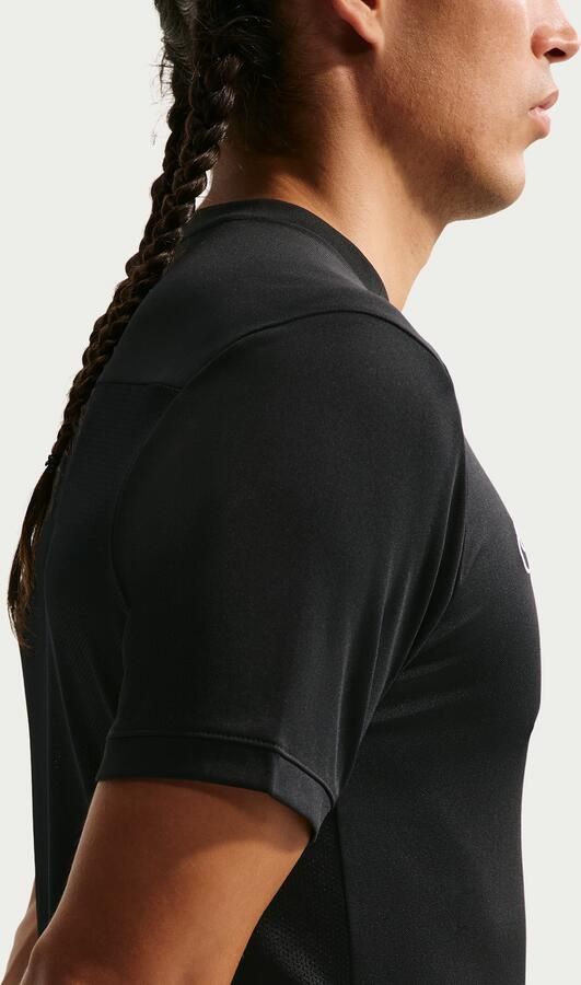 Nike Academy voetbaltop met Dri-FIT en korte mouwen voor heren Zwart - Foto 4