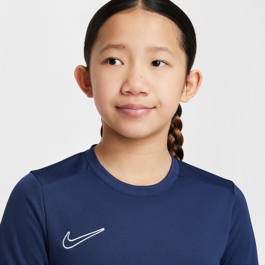 Nike Academy voetbaltop met Dri-FIT voor kids Blauw