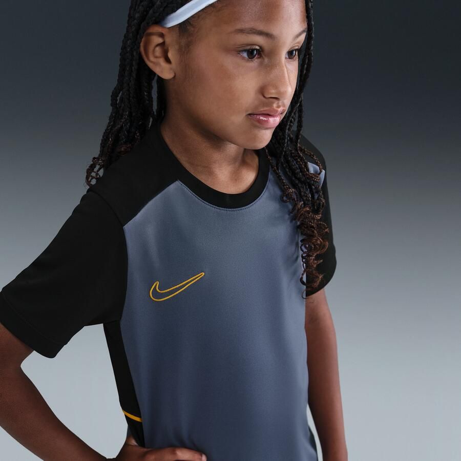 Nike Academy voetbaltop met Dri-FIT voor kids Blauw