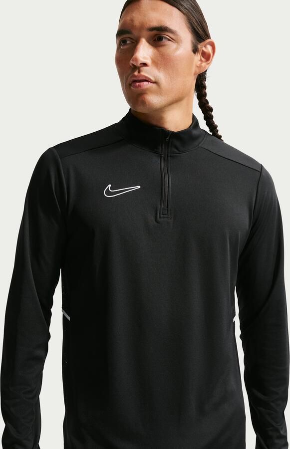 Nike Academy voetbaltrainingstop met Dri-FIT voor heren Zwart